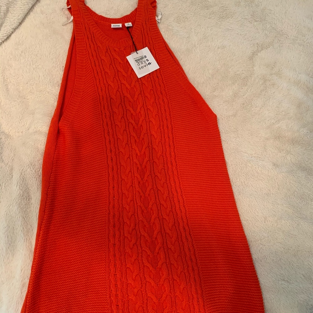 Somedays lovin orange dress NWT